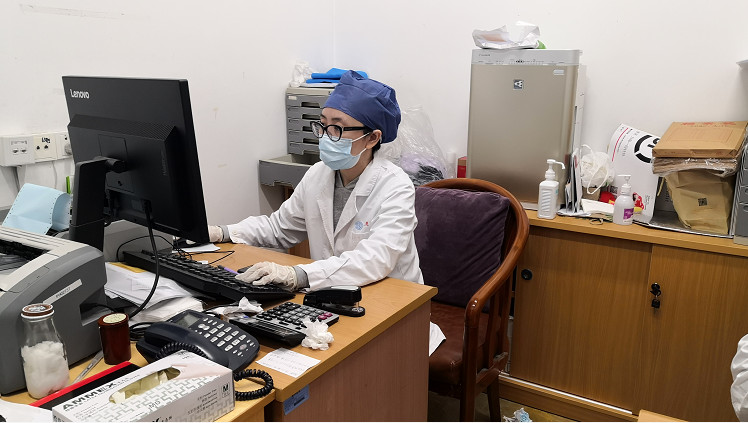 新华医院资产管理部员工战疫一线素描